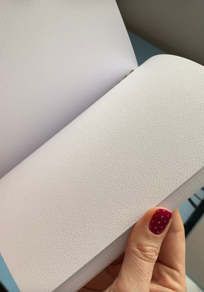 Carnet aquarelle 300g - jaune et orange