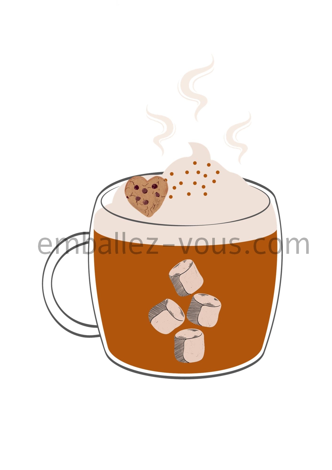 Affiche numérique gratuite pumpkin latte