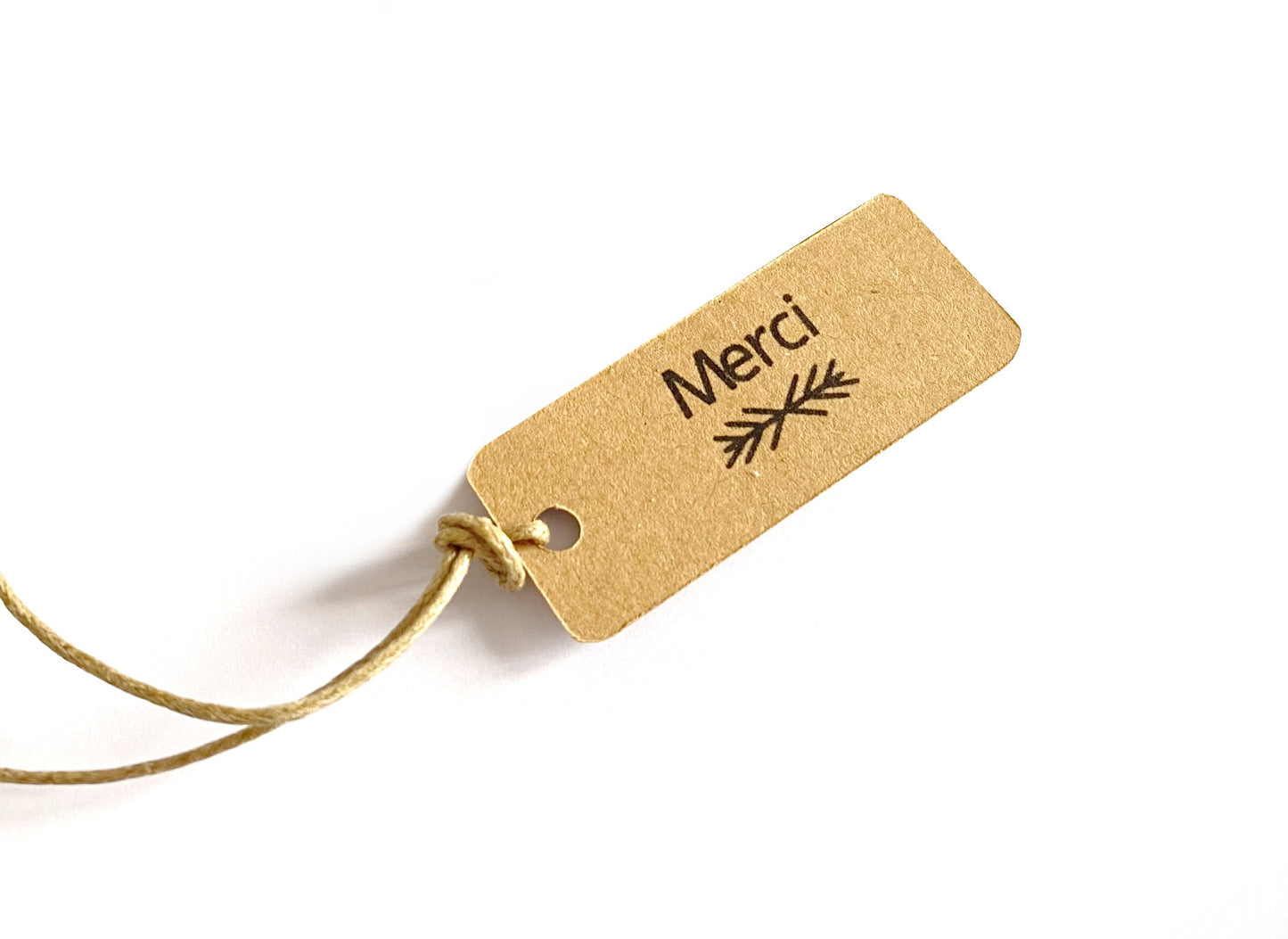 étiquette mariage merci