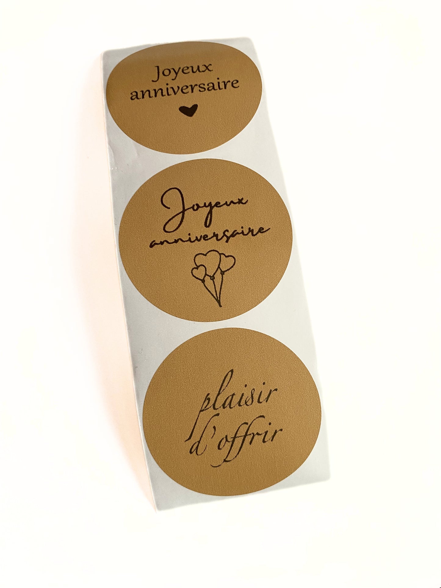 150 étiquettes rondes 5 cm