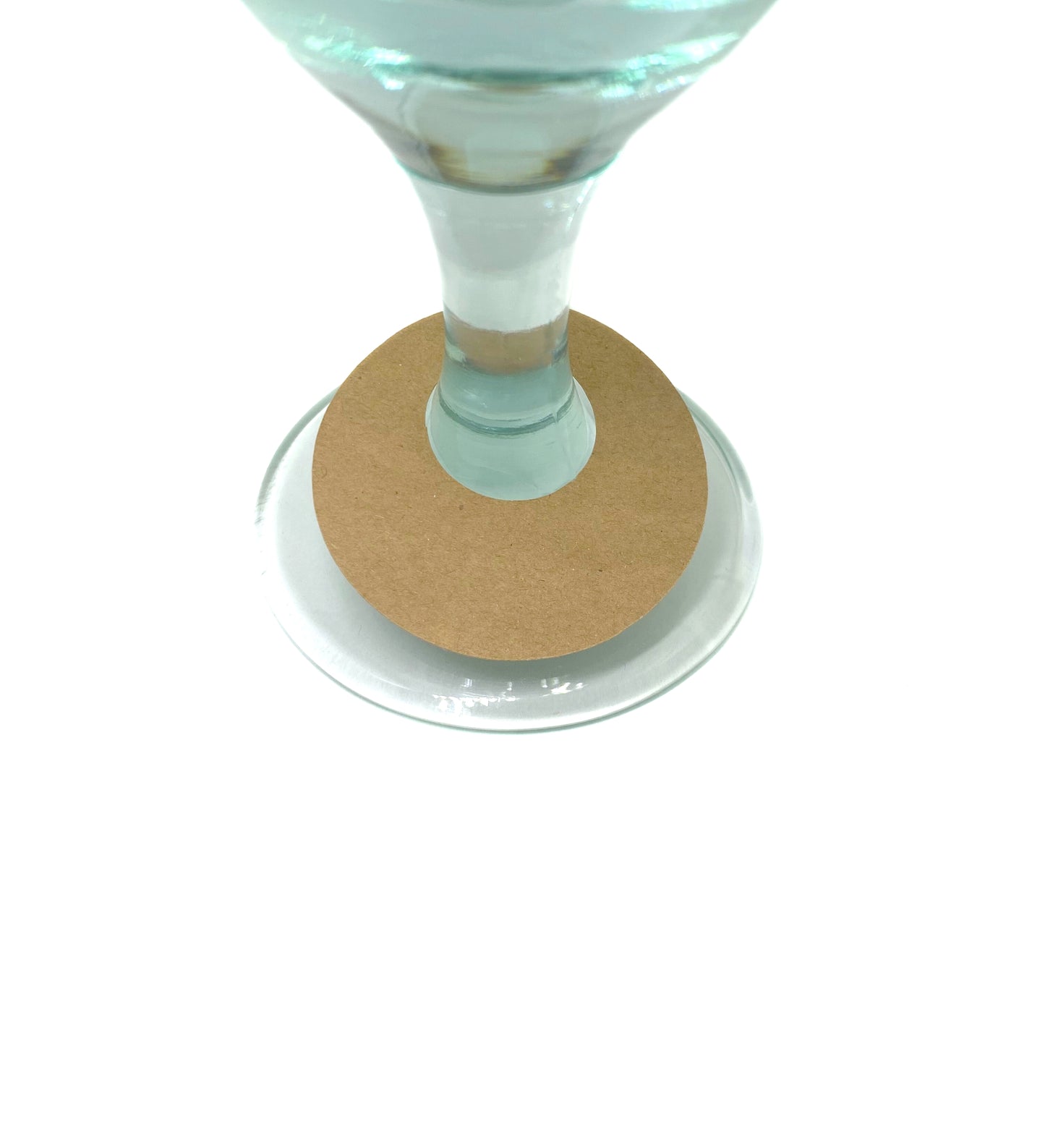 Marque place pied de verre