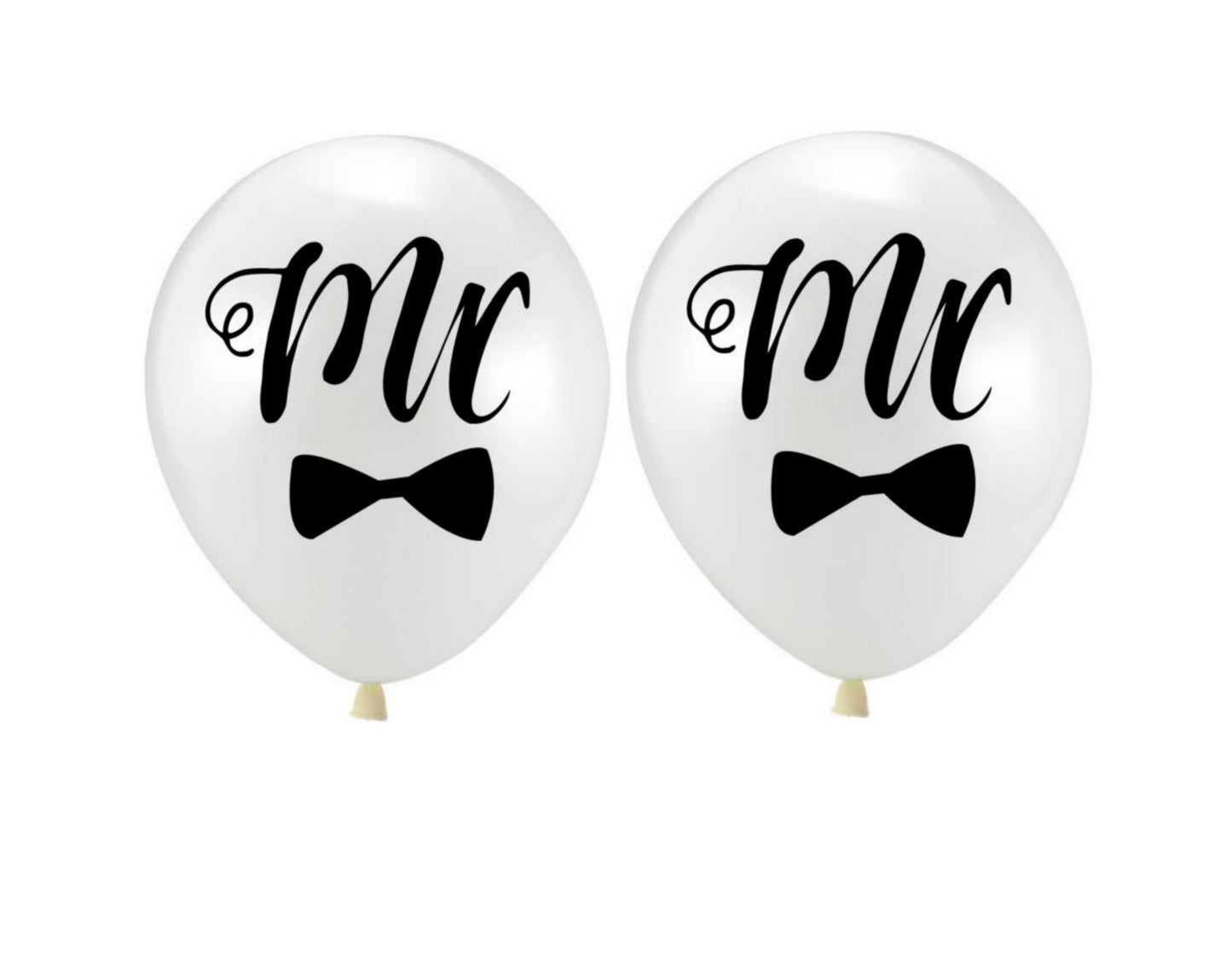 Lot de deux ballons Monsieur & Monsieur