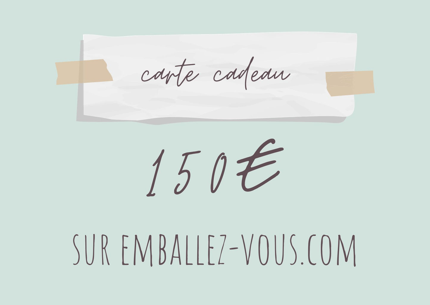 Carte cadeau emballez-vous.com