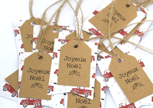 18 Etiquettes "Joyeux Noël" (voiture)