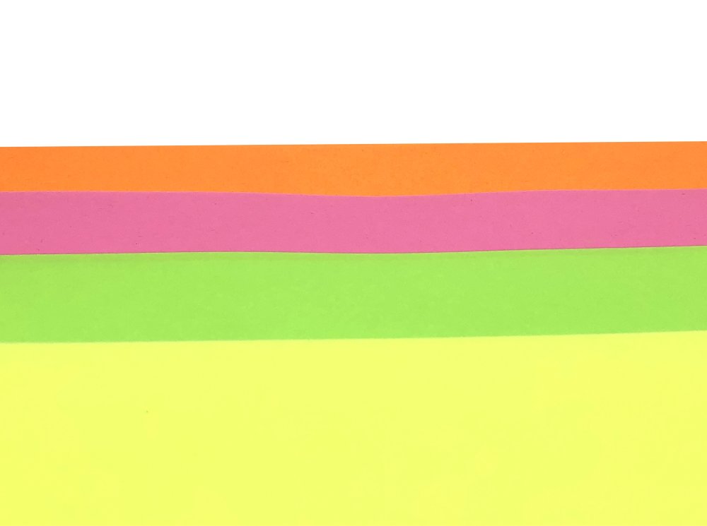 Feuilles papier couleur A4 fluo