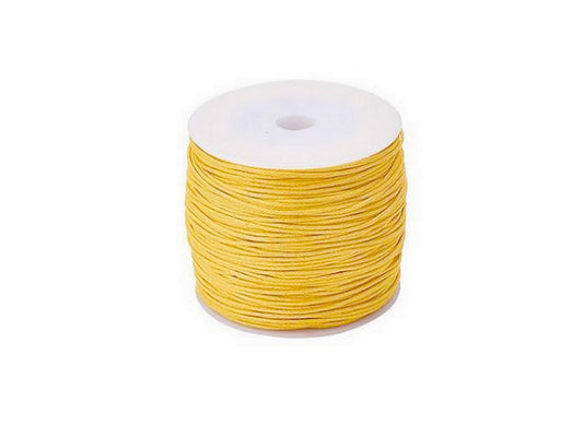 5 mètres de fil coton jaune