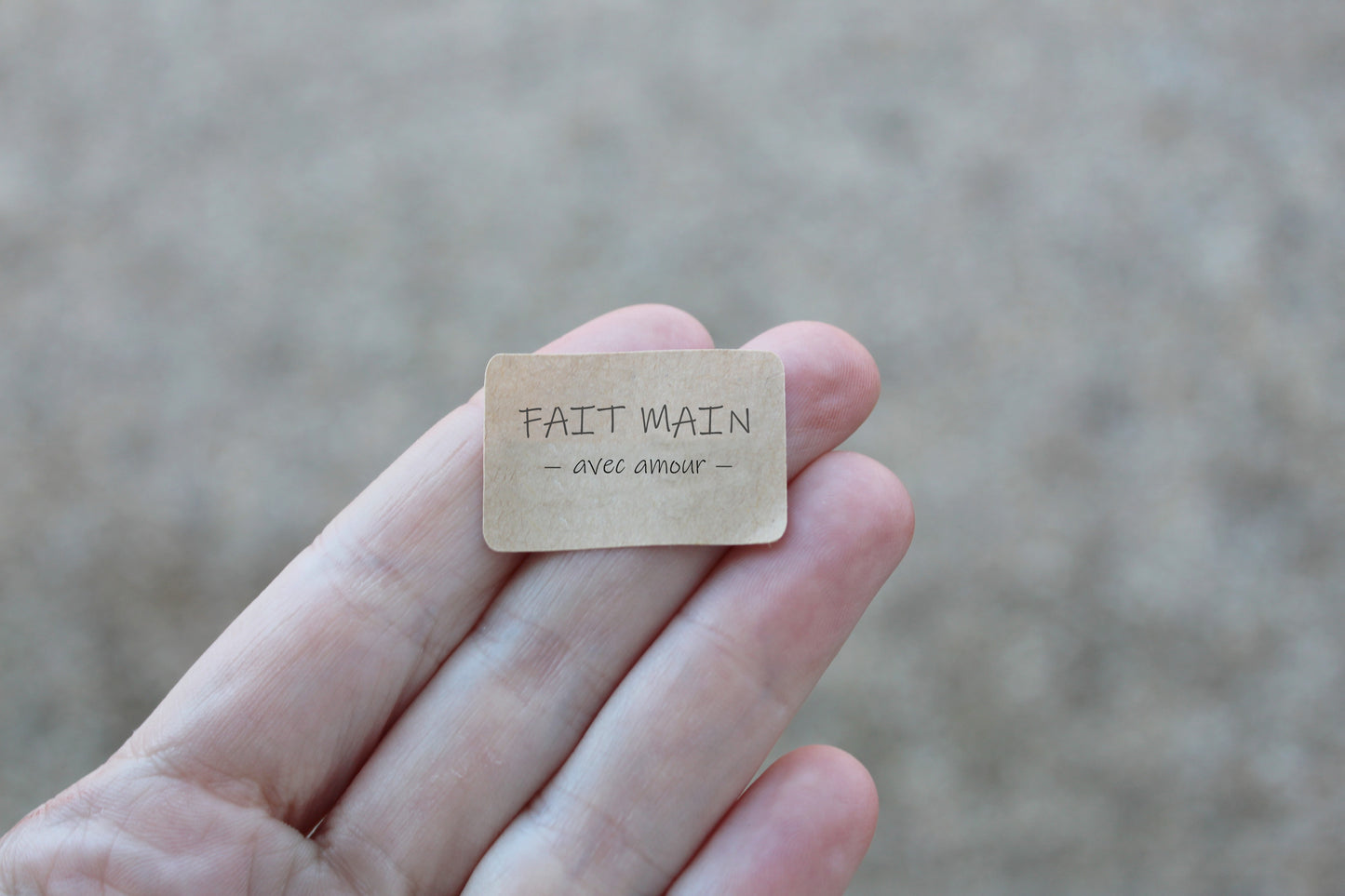 Stickers "HANDMADE with love"