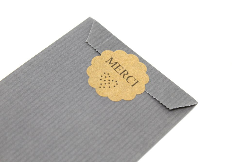 56 stickers "MERCI"
