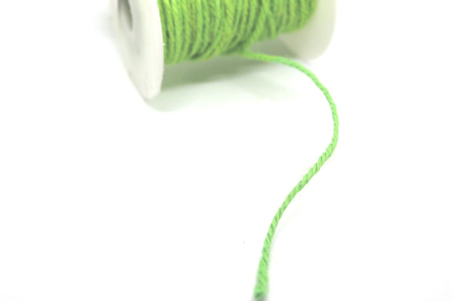 5 mètres de fil de chanvre vert clair