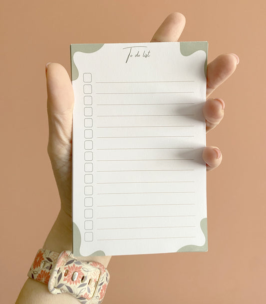 Bloc notes to do list - Liste de tâches