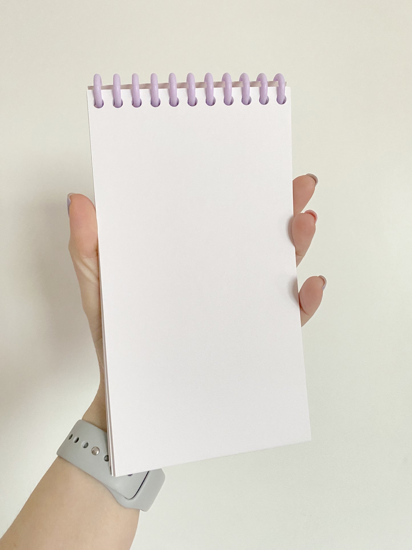 Carnet soleils orange, jaune et violet ( feuilles blanches )