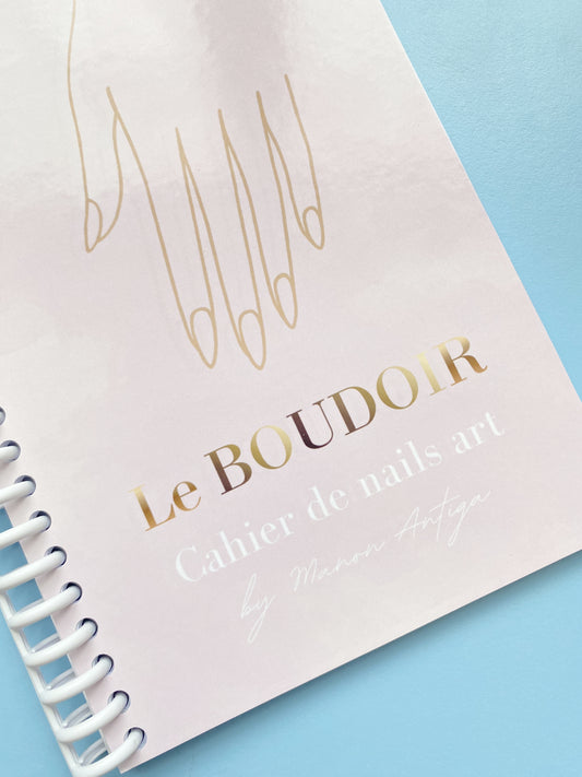 Carnet de dessin nail art personnalisable