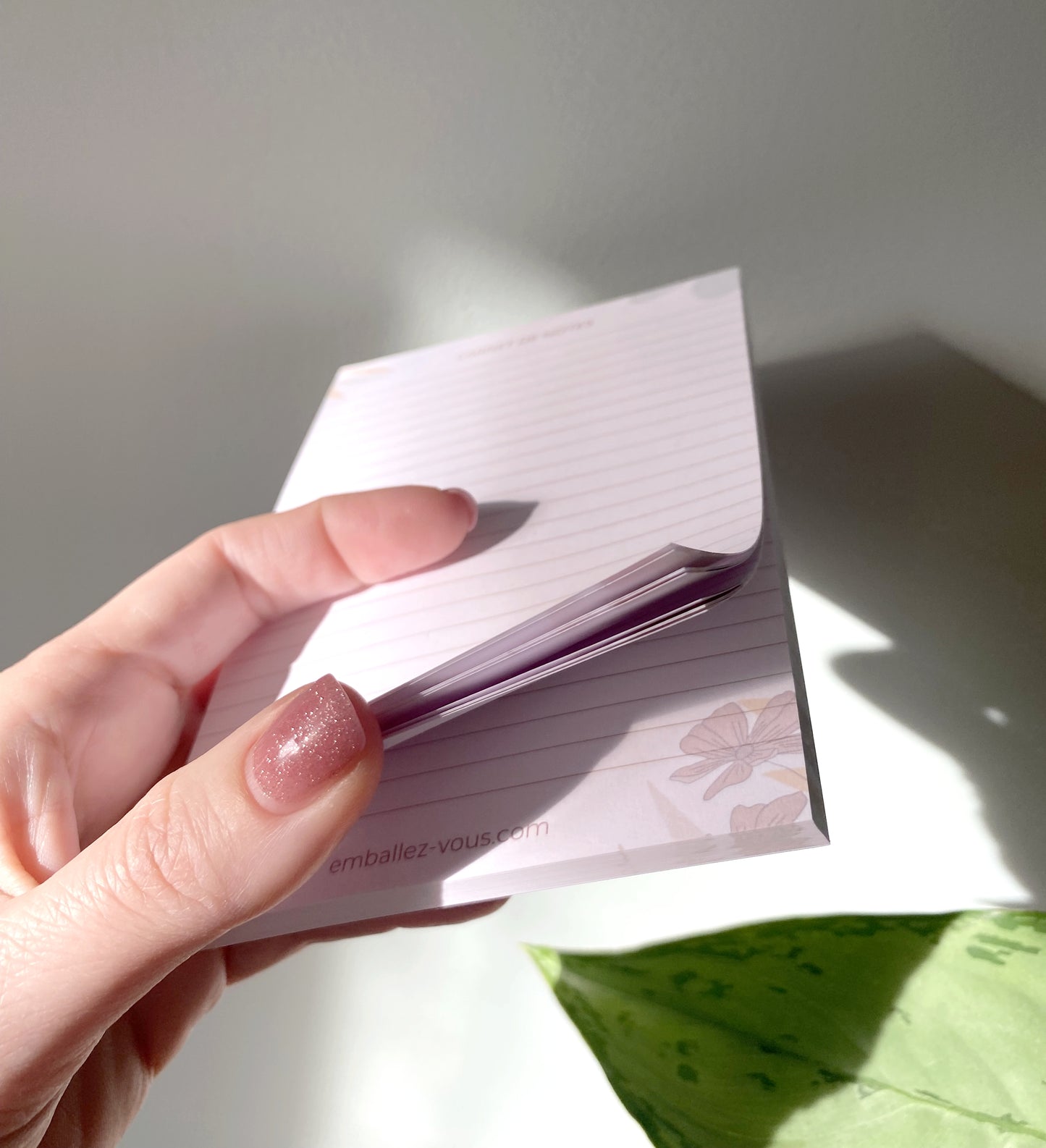 Notebook - Carnet de notes à effeuiller