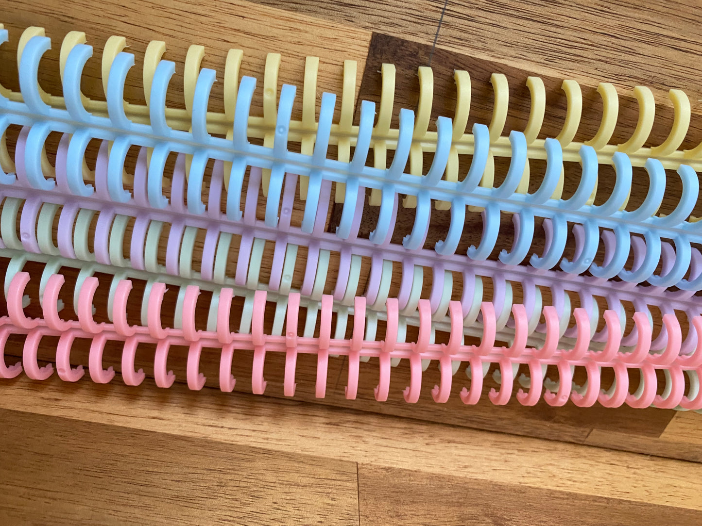 Lot de 5 spirales à clips