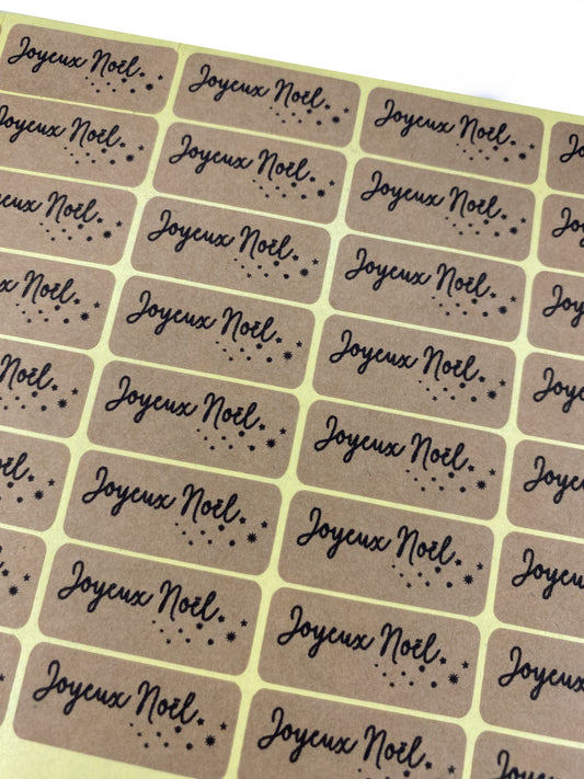 Autocollants "Joyeux Noel"