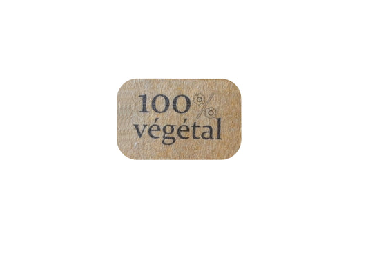 50 stickers "100% végétal"