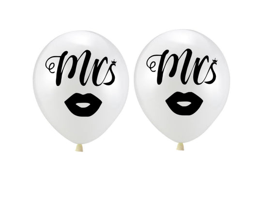 Lot de deux ballons Madame & Madame