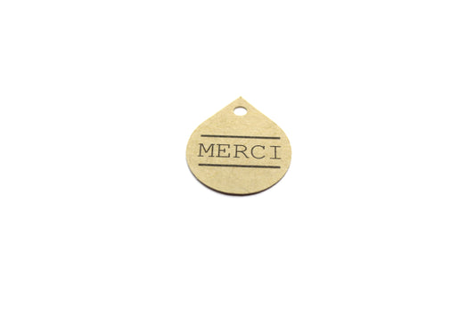 50 étiquettes "merci"